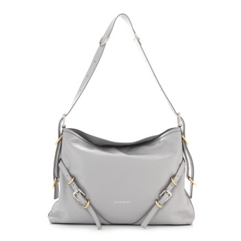 GIVENCHY Calfskin Medium Voyou Bag Light Grey GIVENCHY Calfskin Medium Voyou Bag Light Grey