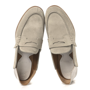 CHRISTIAN LOUBOUTIN Veau Velours Mens No Penny Flat Loafers 42.5 Natural CHRISTIAN LOUBOUTIN Veau Velours Mens No Penny Flat Loafers 42.5 Natural