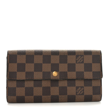 LOUIS VUITTON Damier Ebene Sarah Wallet LOUIS VUITTON Damier Ebene Sarah Wallet