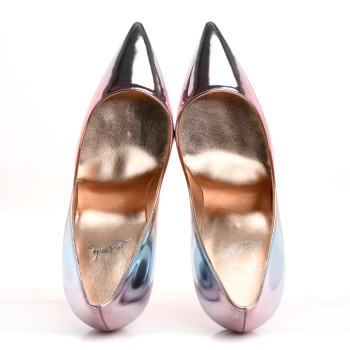 CHRISTIAN LOUBOUTIN Metallic Degrade Specchio Kate 100 Pumps 38.5 Leche CHRISTIAN LOUBOUTIN Metallic Degrade Specchio Kate 100 Pumps 38.5 Leche