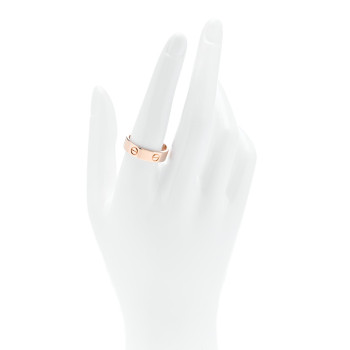 CARTIER 18K Pink Gold 5.5mm LOVE Ring 59 8.75