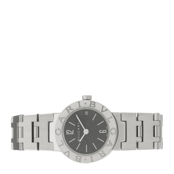 BULGARI Stainless Steel 23mm Quartz Watch Black BULGARI Stainless Steel 23mm Quartz Watch Black